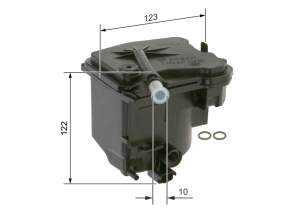 Filter goriva CITROEN/PEUGEOT 1.6HDI 08/04-; FORD FOCUS/C-MAX 1.6TDCi 09/05-